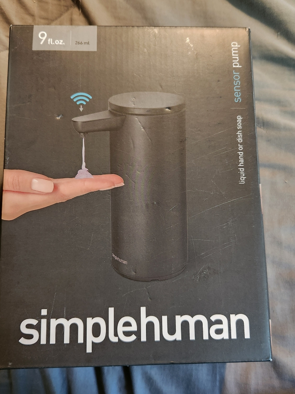 simplehuman Sensor Pump Automatic Soap Dispenser - Black